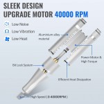 Τροχός Μανικιούρ Πεντικιούρ Β UV-401 30W Silver Τροχός Μανικιούρ Πεντικιούρ Β UV-401 30W Silver