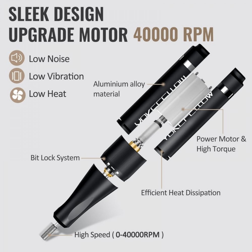 Τροχός Μανικιούρ Πεντικιούρ C UV-401 30W Black Τροχός Μανικιούρ Πεντικιούρ C UV-401 30W Black