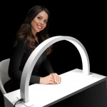 Επιτραπέζιο Φωτιστικό Led Half Moon With Strass 750mm Επιτραπέζιο Φωτιστικό Led Half Moon With Strass 750mm