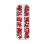 Διακοσμητικά Νυχιών Resin Rinestone Red Διακοσμητικά Νυχιών Resin Rinestone Red