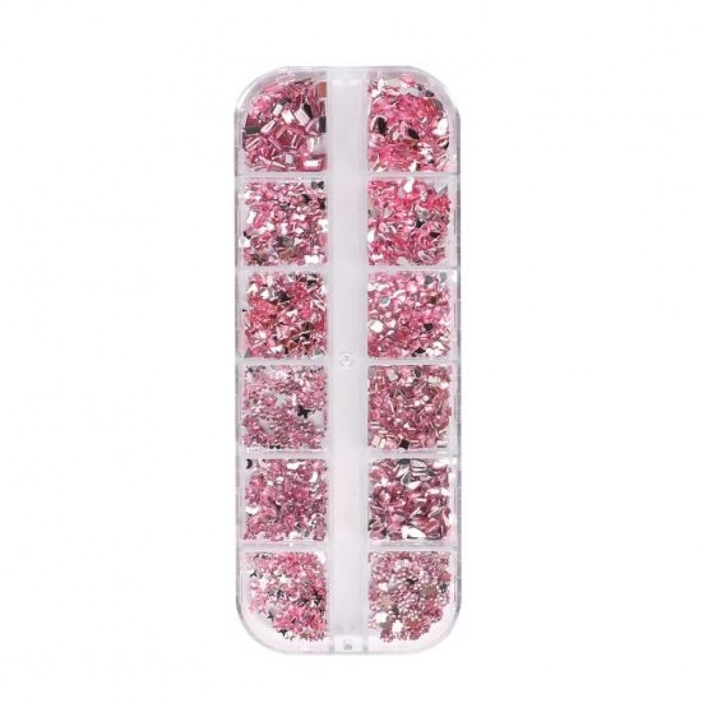 Διακοσμητικά Νυχιών Resin Rinestone Pink Διακοσμητικά Νυχιών Resin Rinestone Pink