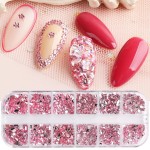 Διακοσμητικά Νυχιών Resin Rinestone Pink Διακοσμητικά Νυχιών Resin Rinestone Pink