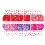 Διακοσμητικά Νυχιών Καρδιές Box Sequins A 28g Διακοσμητικά Νυχιών Καρδιές Box Sequins A 28g
