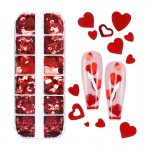 Διακοσμητικά Νυχιών Καρδιές Box Sequins 28g Διακοσμητικά Νυχιών Καρδιές Box Sequins 28g