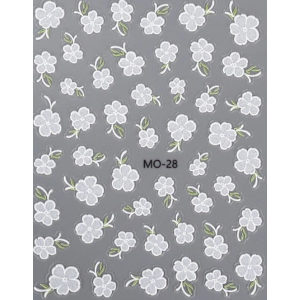 Αυτοκόλλητα Νυχιών Lace Flower​​​​​​​ MO28