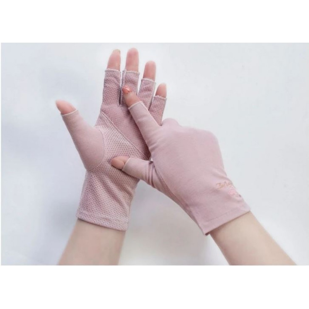 Γάντια Προστασίας UV Love Pink
