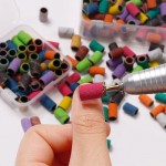 Τροχολιθάκια Κασετίνα Colorful Sand Circle 100Pcs Τροχολιθάκια Κασετίνα Colorful Sand Circle 100Pcs