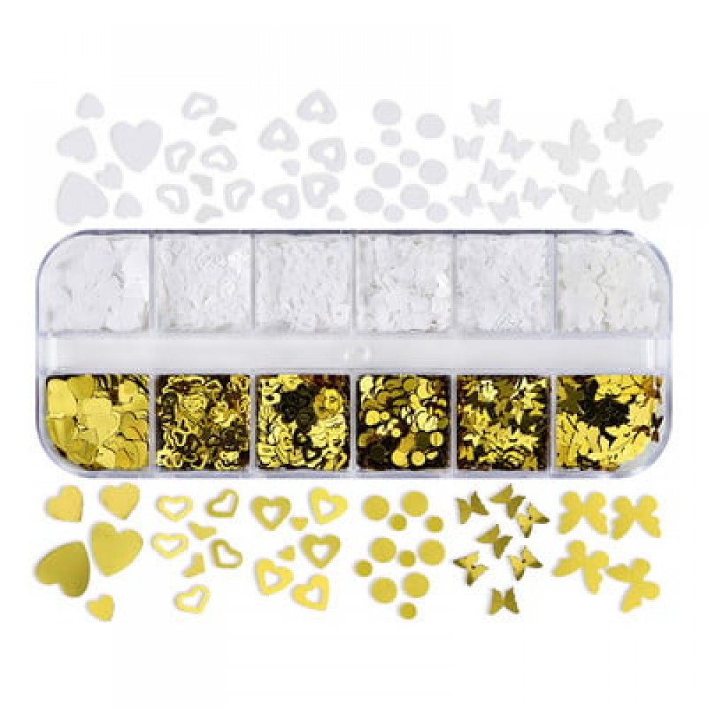 Διακοσμητικά Νυχιών Box Sequins D