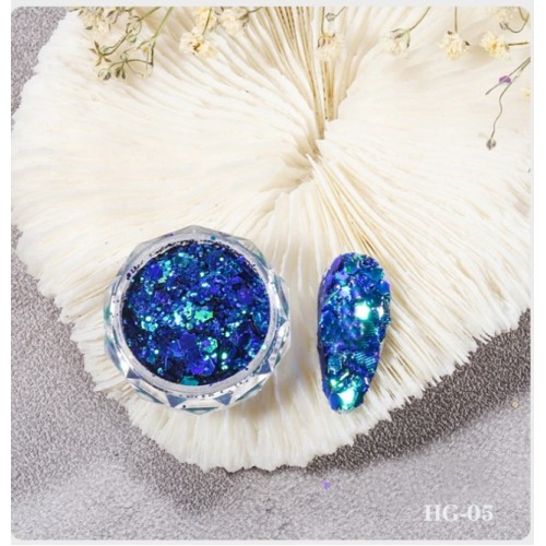Glitter Νυχιών Hexagon HG-05 2g