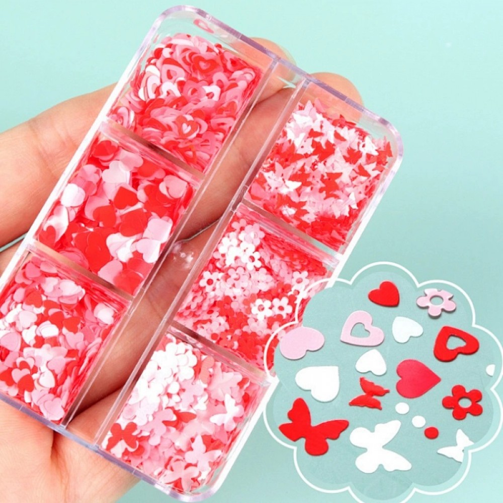 Διακοσμητικά Νυχιών Box Love Sequins Διακοσμητικά Νυχιών Box Love Sequins
