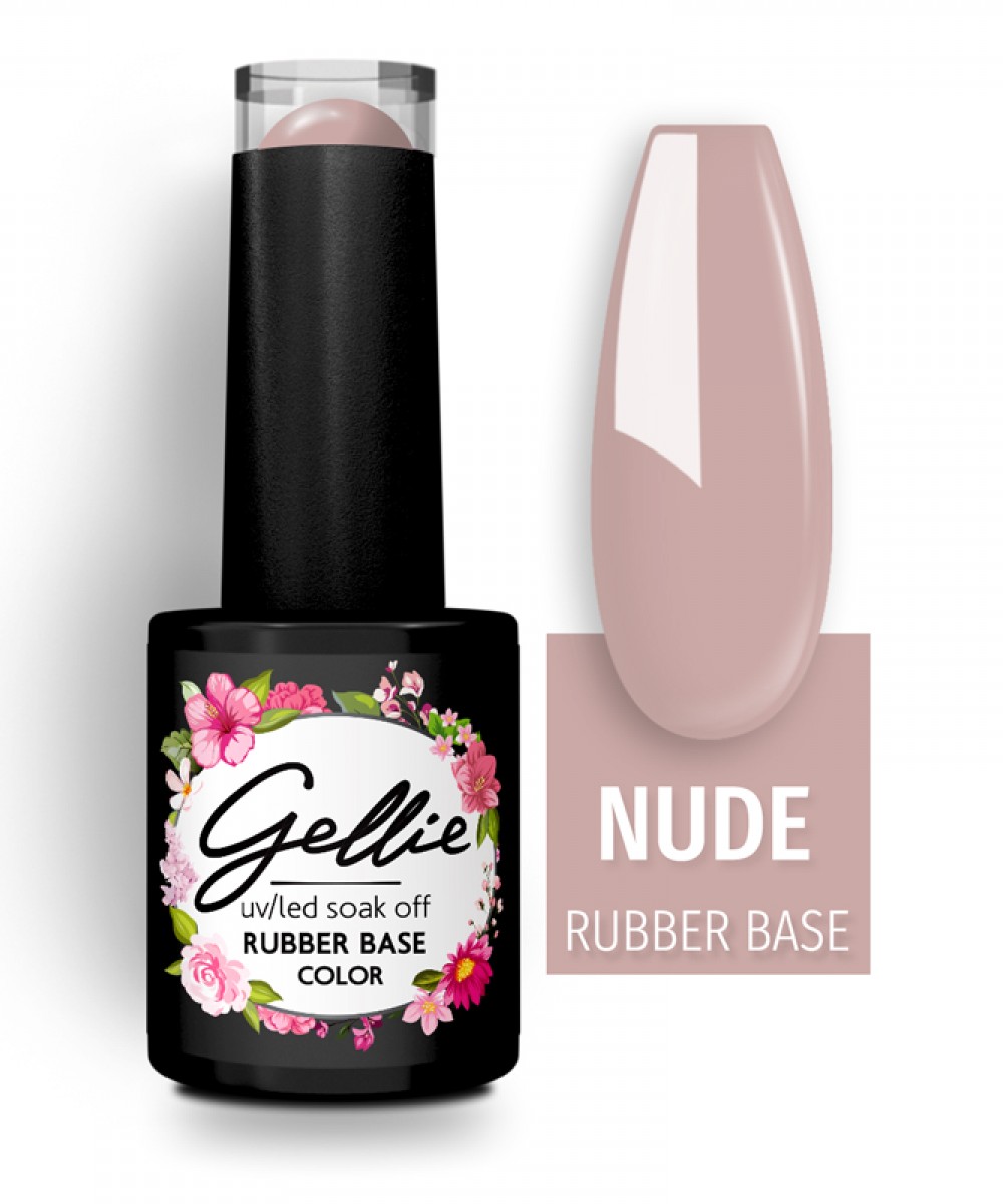 Gellie Rubber Base Color Nude ,10ml *