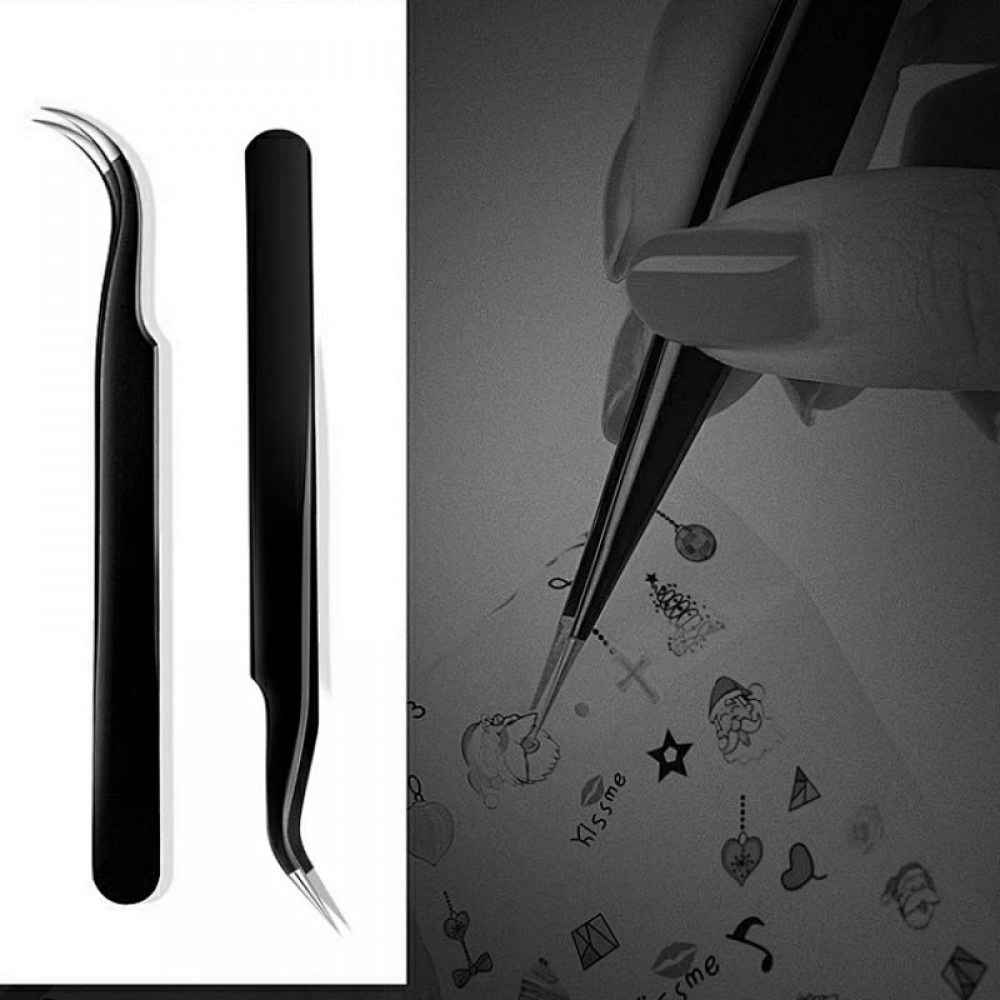 Τσιμπιδάκι Για Nail Art - Tweezers Bend