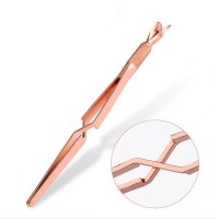 Πολυχρηστική Λαβίδα Διαμόρφωσης Νυχιών - Nail Tweezer Rose Gold