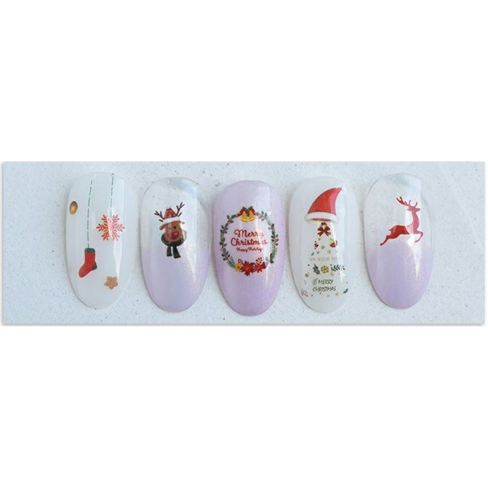 Αυτοκόλλητα Νυχιών Christmas Snow 1210
