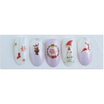Αυτοκόλλητα Νυχιών Christmas Snow 1210