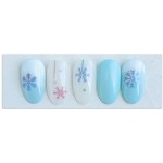 Αυτοκόλλητα Νυχιών Christmas Snow 1212