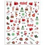 Αυτοκόλλητα Νυχιών Christmas Snow 1216 Αυτοκόλλητα Νυχιών Christmas Snow 1216