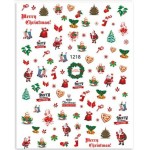 Αυτοκόλλητα Νυχιών Christmas Snow 1218 Αυτοκόλλητα Νυχιών Christmas Snow 1218