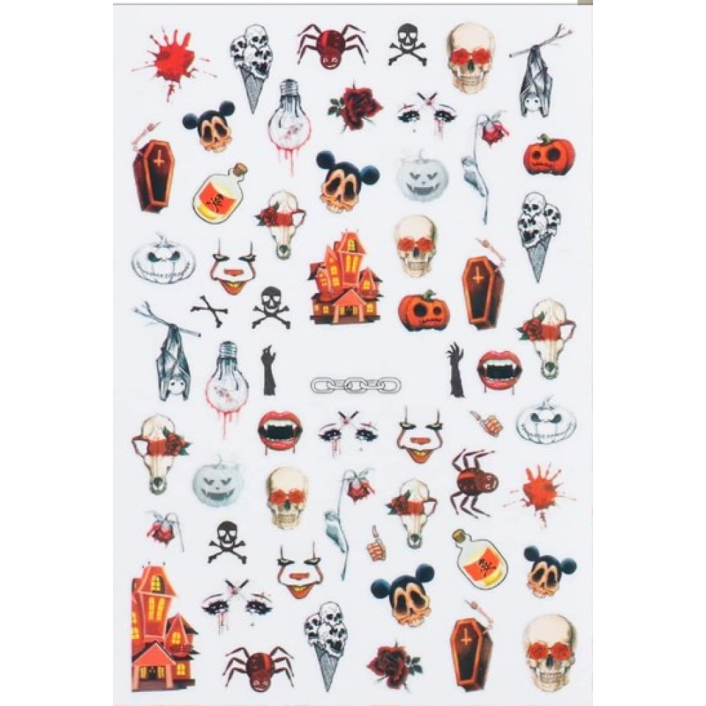 Αυτοκόλλητα Νυχιών Halloween STZ-CS051