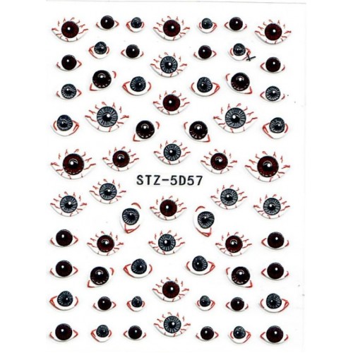 Αυτοκόλλητα Νυχιών 5D Halloween STZ-5D57