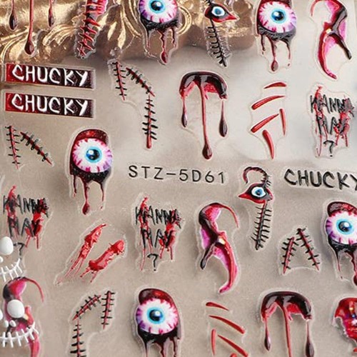 Αυτοκόλλητα Νυχιών 5D Halloween STZ-5D61