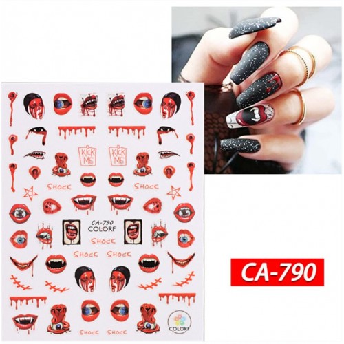 Αυτοκόλλητα Νυχιών Halloween CA-790