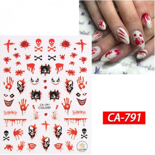 Αυτοκόλλητα Νυχιών Halloween CA-791