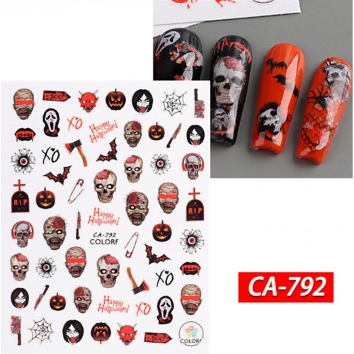 Αυτοκόλλητα Νυχιών Halloween CA-792