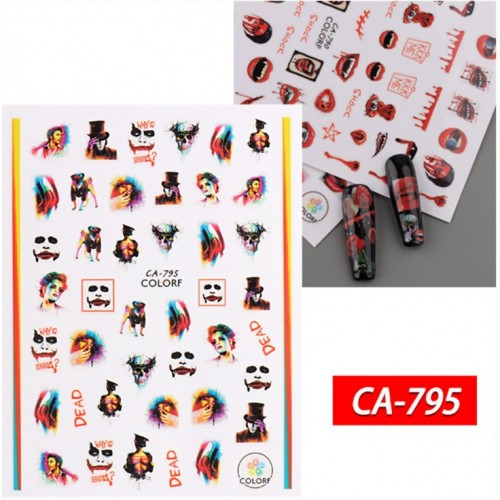 Αυτοκόλλητα Νυχιών Halloween CA-795