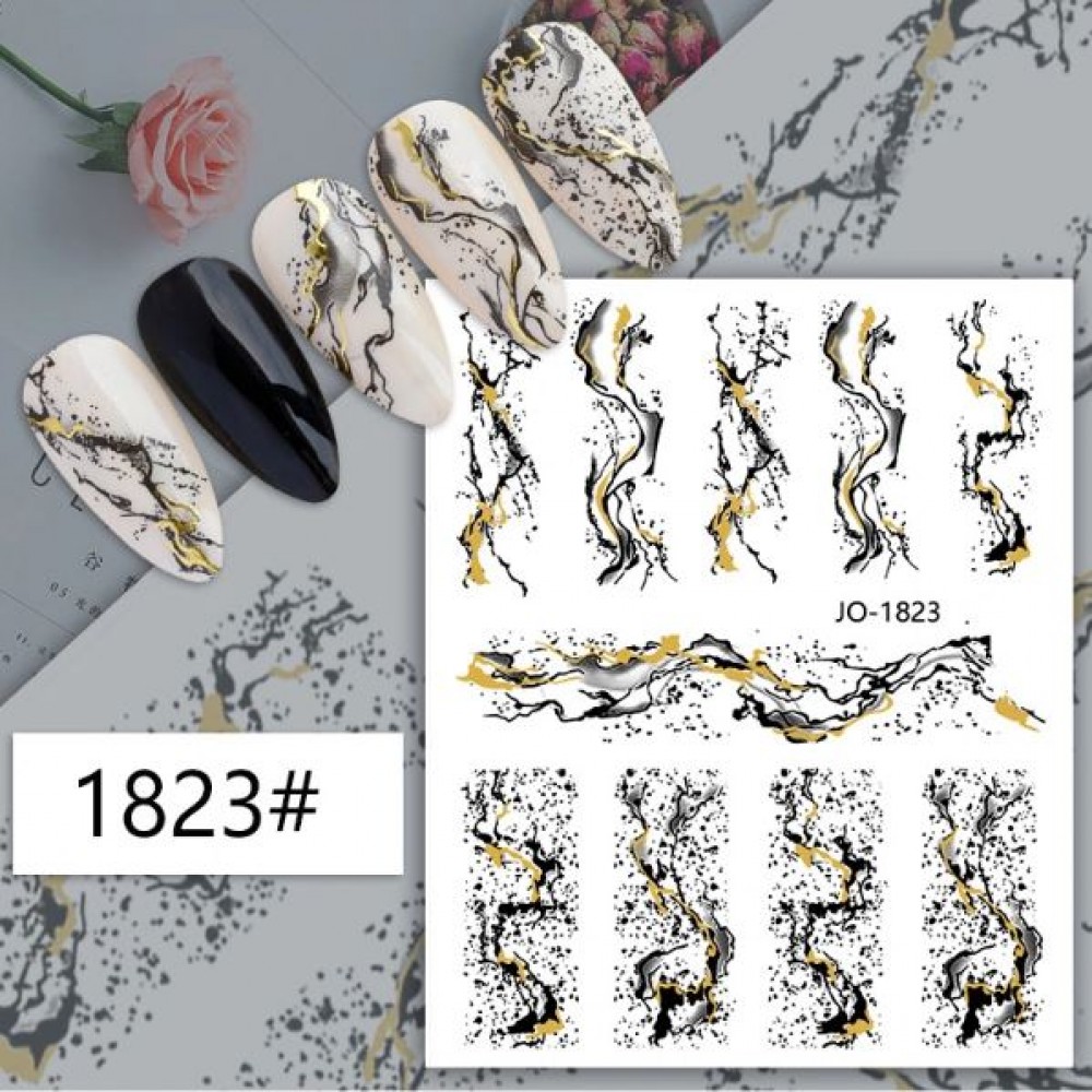 Αυτοκόλλητο Νύχιων Marbled Hills JO-1823