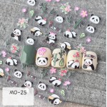 Αυτοκόλλητα Νυχιών Cute Panda MO-25