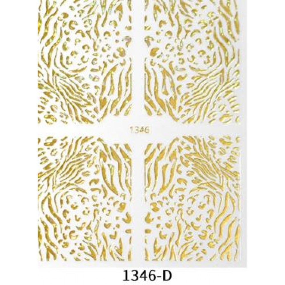Aυτοκόλλητα Νυχιών Gold 1346-D