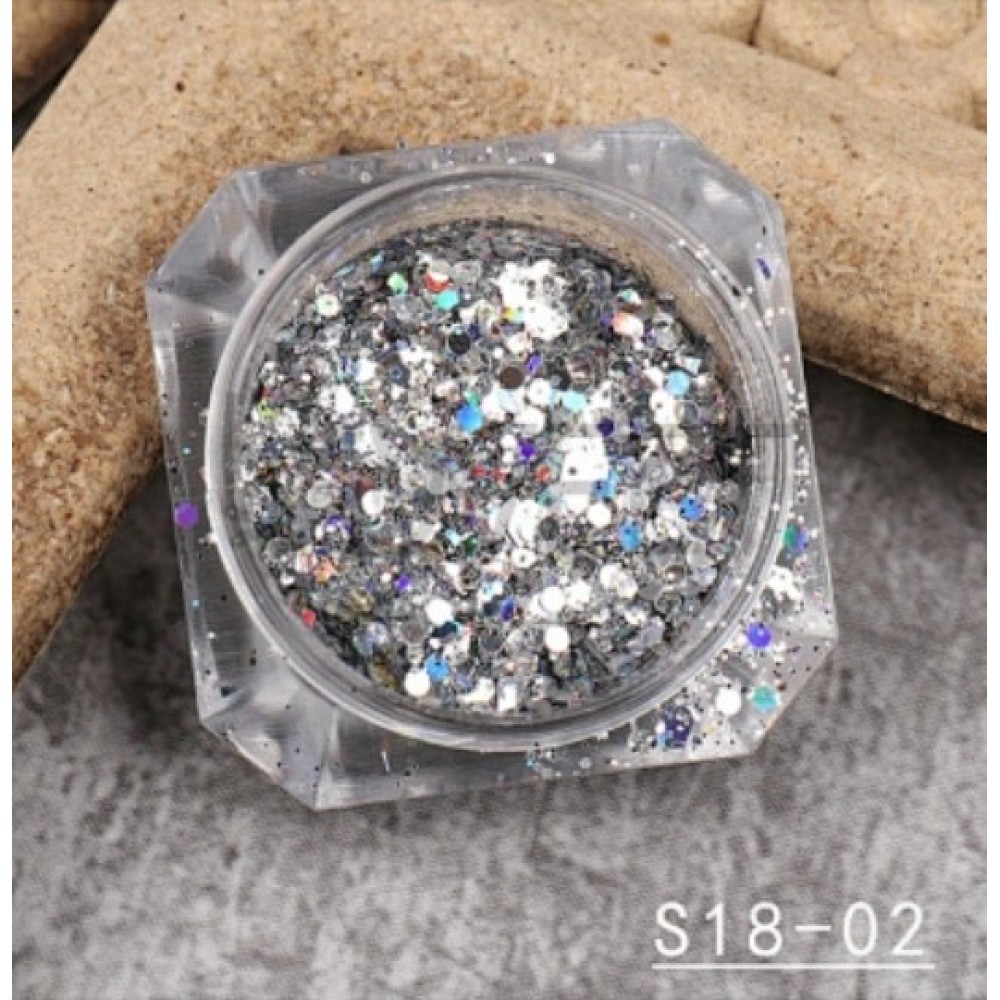 Glitter Νυχιών Aurora Chameleon  S18-02