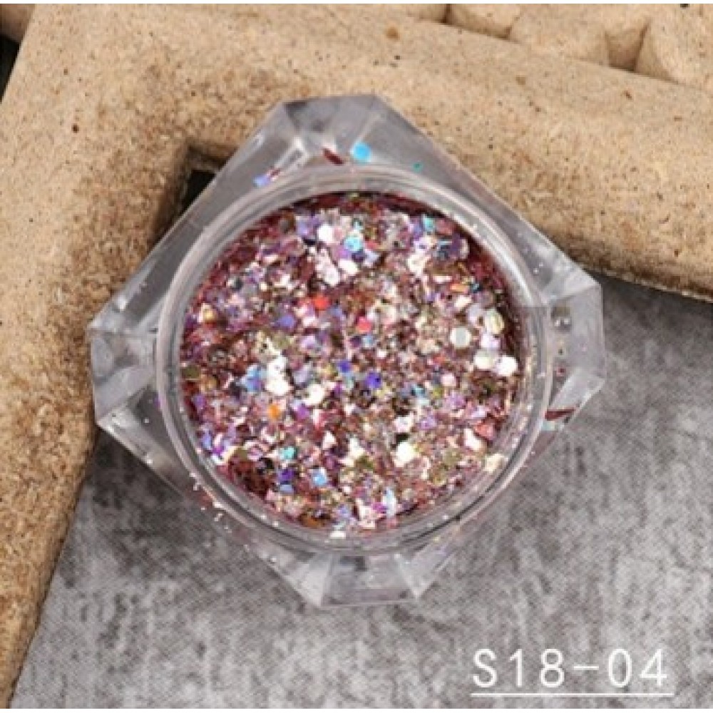 Glitter Νυχιών Aurora Chameleon S18-04