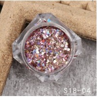 Glitter Νυχιών Aurora Chameleon S18-04