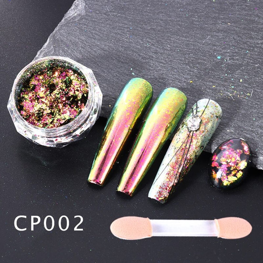 Διακοσμητικά Flakes Νυχιών Aurora Chameleon  CP002