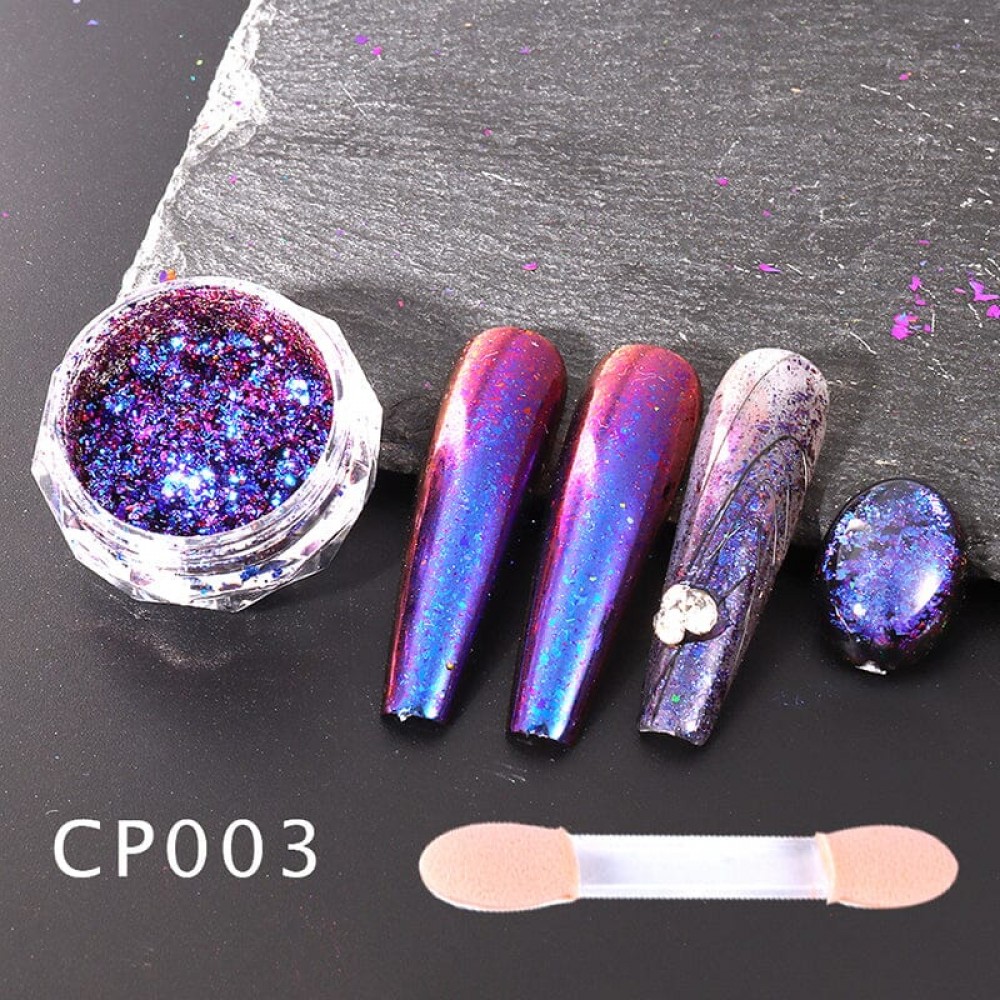 Διακοσμητικά Flakes Νυχιών Aurora Chameleon  CP003
