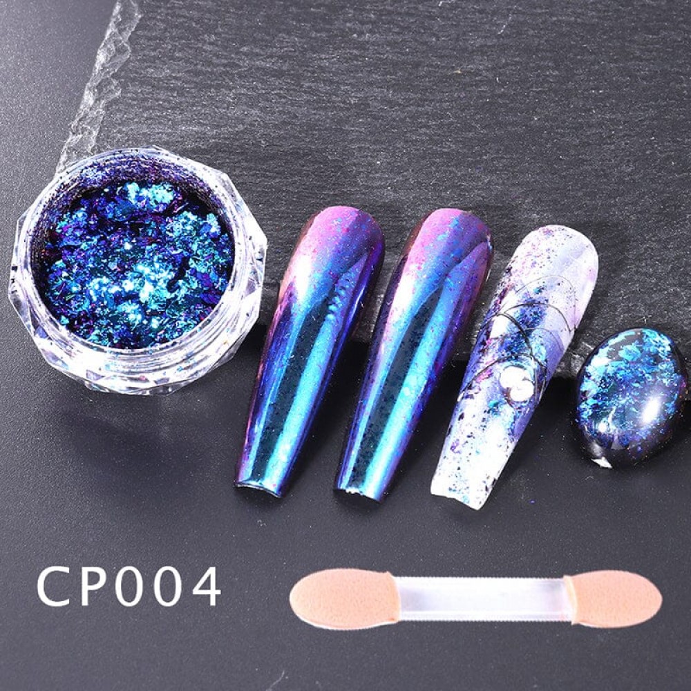 Διακοσμητικά Flakes Νυχιών Aurora Chameleon  CP004
