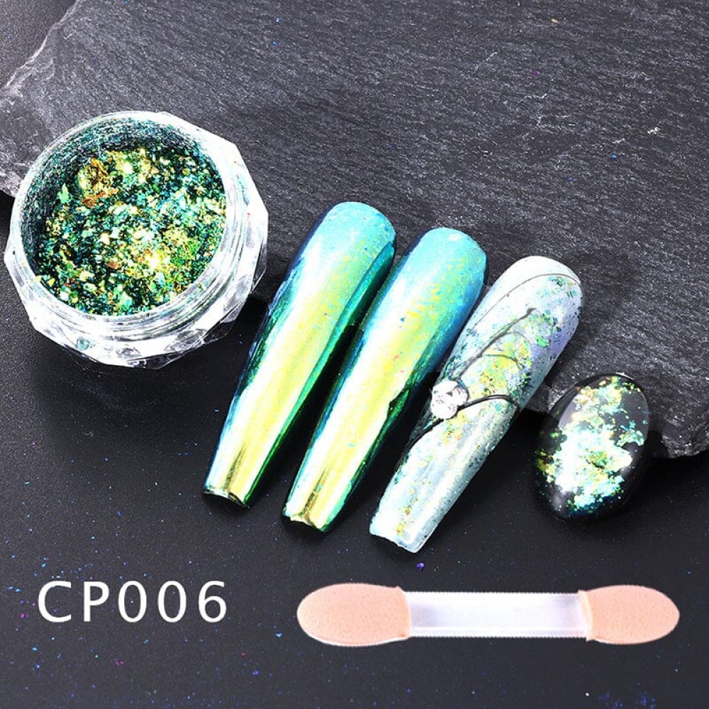 Διακοσμητικά Flakes Νυχιών Aurora Chameleon  CP006