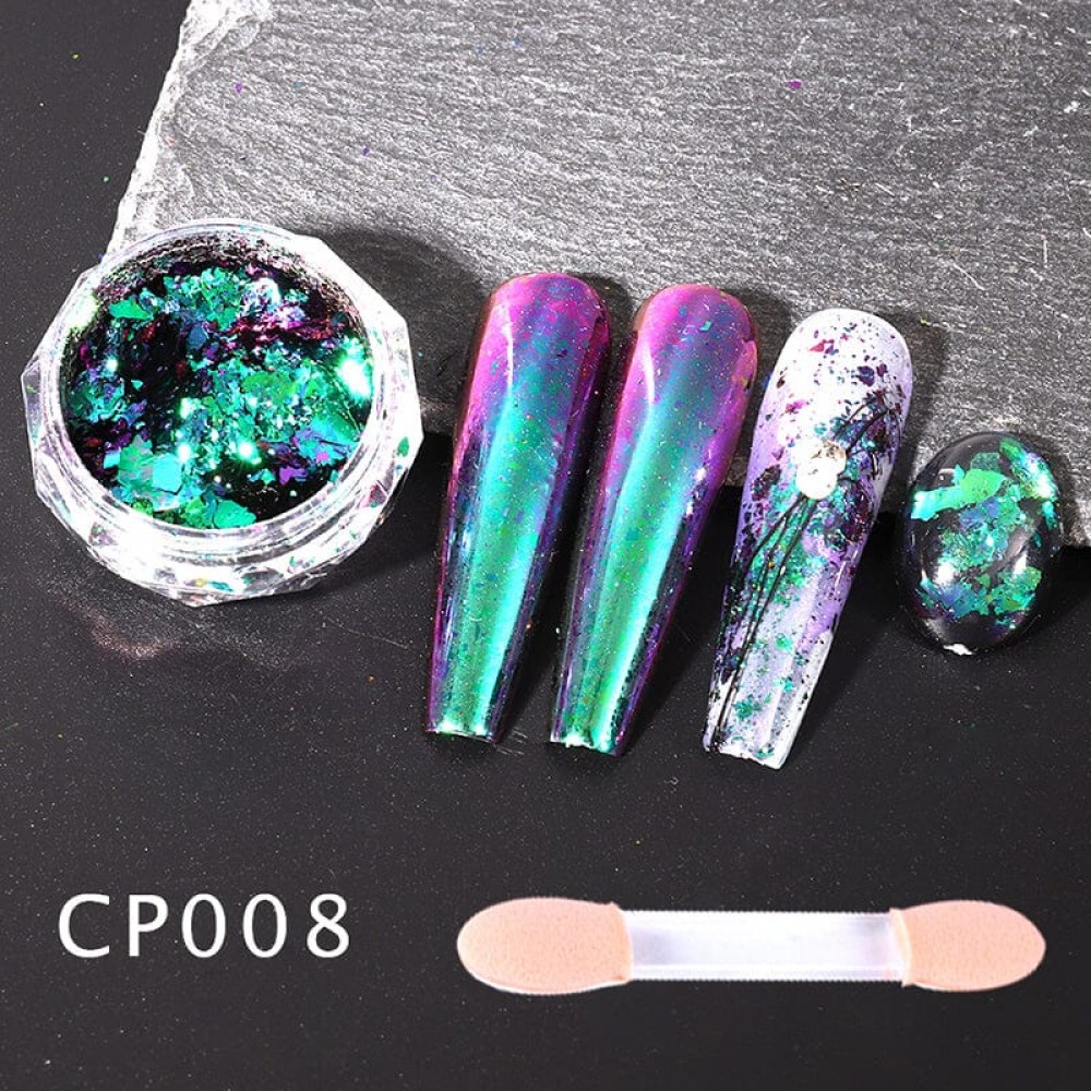 Διακοσμητικά Flakes Νυχιών Aurora Chameleon  CP008