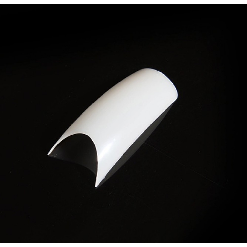 Tips Νυχιών U Carved Square 120Pcs White