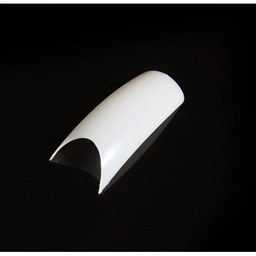 Tips Νυχιών U Carved Square 120Pcs White