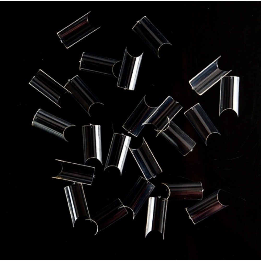 French Nail Tips C Square 250pcs Clear