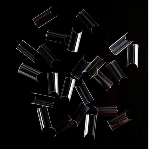 French Nail Tips C Square 100pcs Clear