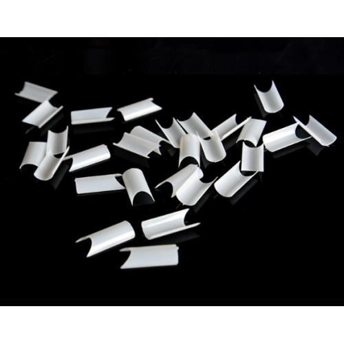 French Nail Tips C Square 100pcs Natural