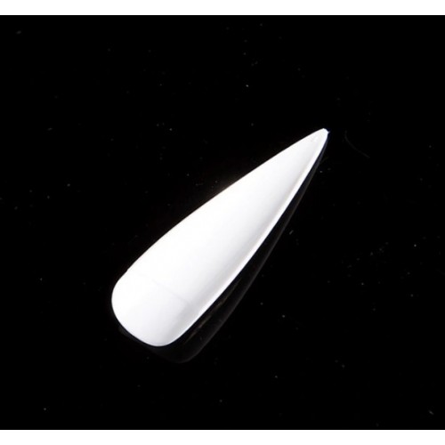 Stilleto Tips 100Pcs White