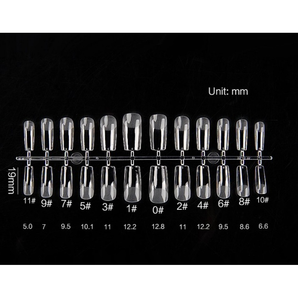 Soft Gel Tips Square Clear BS01 240Pcs Soft Gel Tips Square Clear BS01 240Pcs