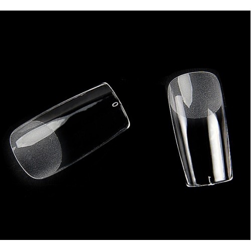 Soft Gel Tips Square Clear  BS01 240Pcs