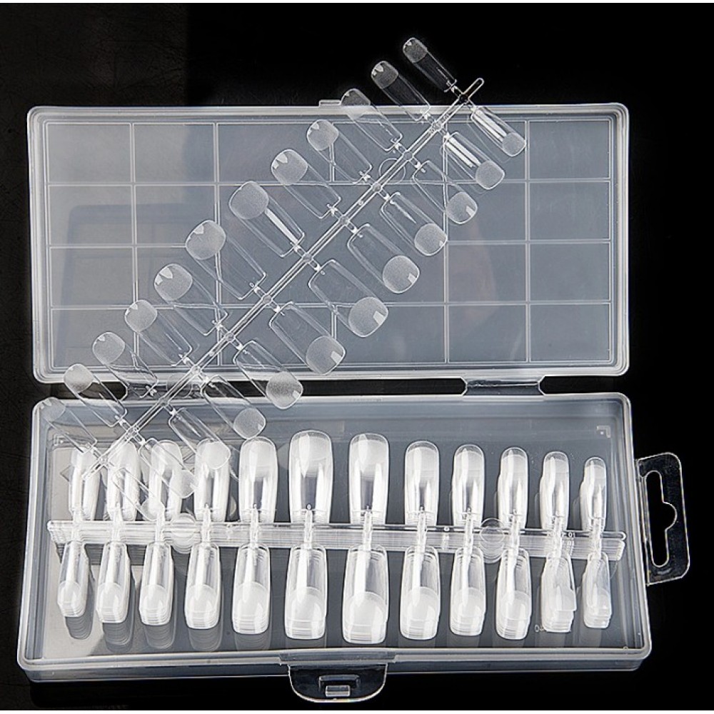 Soft Gel Tips Square Clear BS01 240Pcs Soft Gel Tips Square Clear BS01 240Pcs