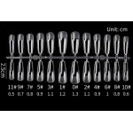 Soft Gel Tips Coffin (Ballerina) BS08 240Pcs Soft Gel Tips Coffin (Ballerina) BS08 240Pcs